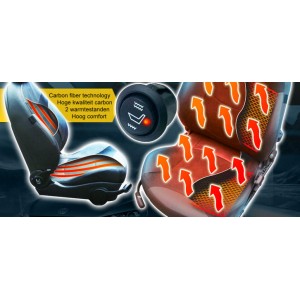 Elite inbouw carbonfiber elektrische stoel verwarming Elite inbouw carbonfiber elektrische stoel verwarming